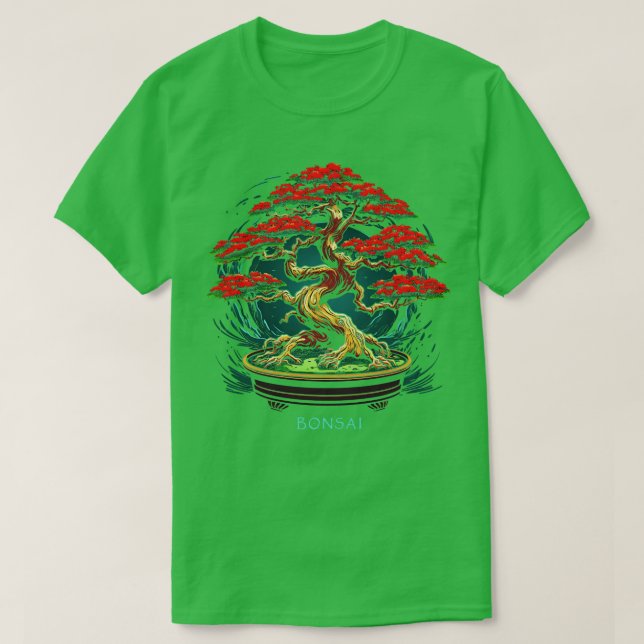 Zen Bonsai Enthusiast Traditioneller japanischer B T-Shirt (Design vorne)