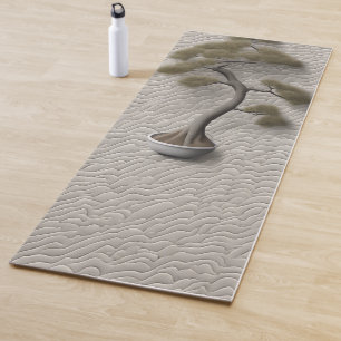 Zen-Bonsai-Yogamatte – Minimale Yogamatte mit 3D-T