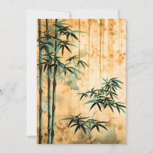 Zen Botanische Natur Bambuswald Ankündigung