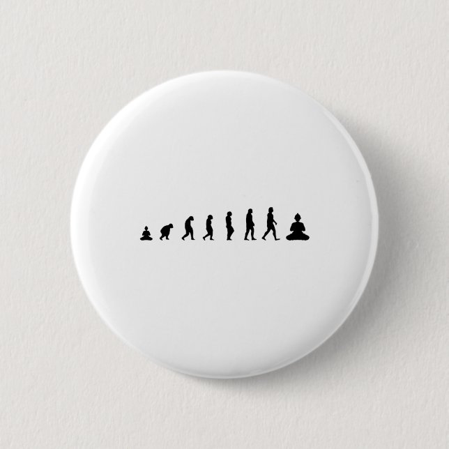 Zen-Buddha-Evolutions-Meditations-Bewusstseins-Yog Button (Vorderseite)