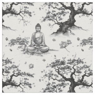 Zen Buddha Fabric - Design für Tintenstrahl Stoff