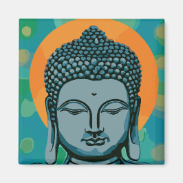 Zen Buddha Head Magnet