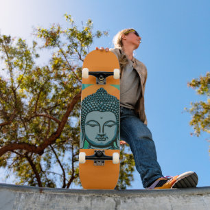 Zen Buddha Head Skateboard