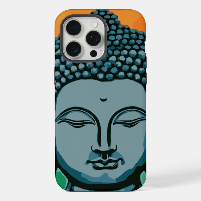 Zen-Buddha-Kopf  iPhone Hülle (Rückseite)