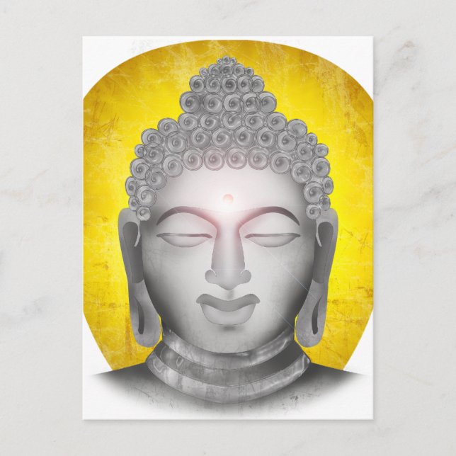 Zen Buddha Postkarte (Vorderseite)