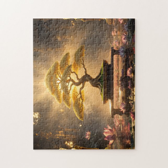 ZEN BUDDHISM - BONSAI TREE - PUZZLE (Vertikal)