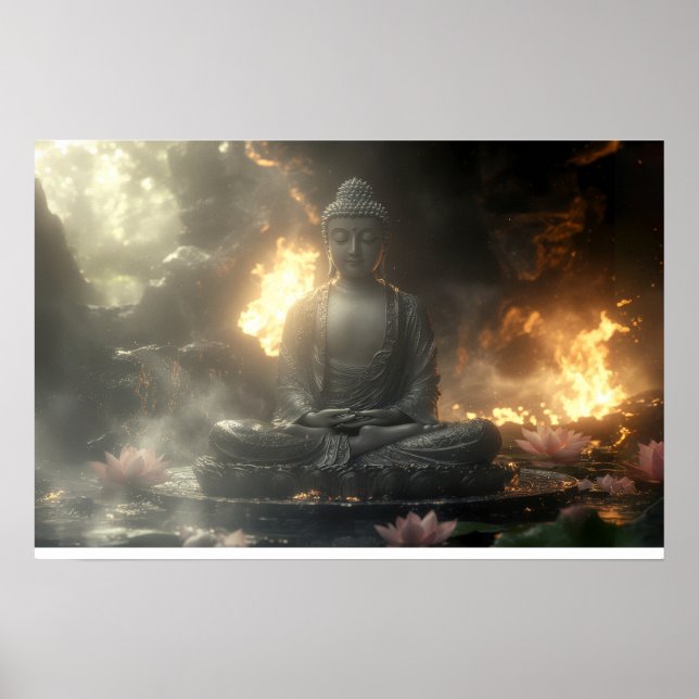ZEN - BUDDHISM - MEDITATION POSTER (Vorne)