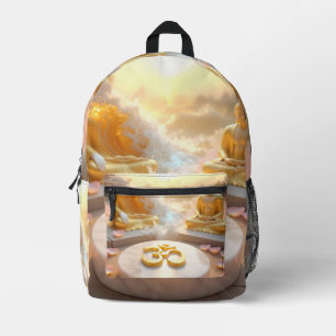 ZEN - BUDDHISM - OM BEDRUCKTER RUCKSACK