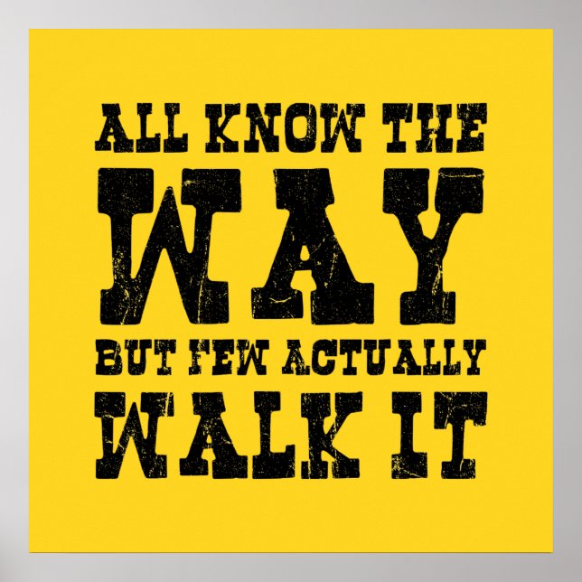 Zen Buddhism Spaghetti Western Style Poster (Vorne)