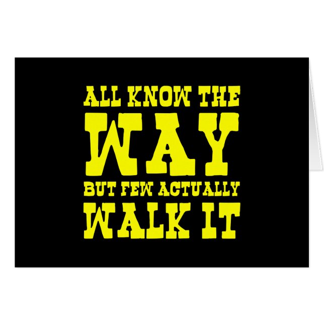 Zen Buddhism Western Style Grußkarte (Vorderseite (Horizontal))