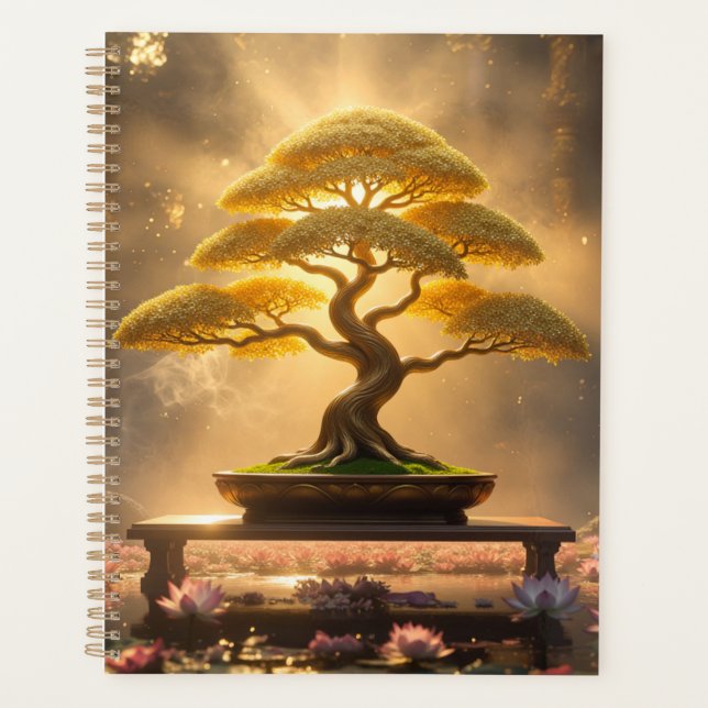 ZEN BUDDHISMUS - BONSAI-BAUM - PLANER (Vorderseite)