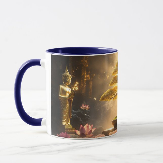 ZEN-BUDDHISMUS - BONSAI-BAUM - TASSE (Links)