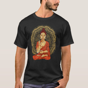 Zen Buddhismus Buddhist Mandala Spirituelle Medita T-Shirt