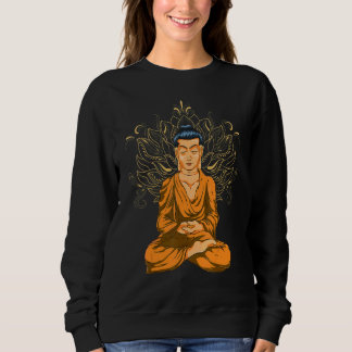 Zen-Buddhismus Lotosblume Spirituell Buddhist Budd Sweatshirt