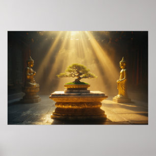 ZEN - BUDDHISMUS - MEDITATION POSTER