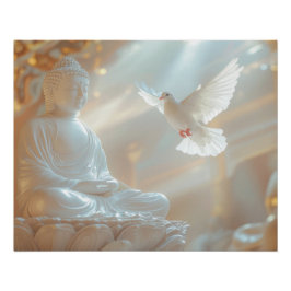 ZEN - BUDDHISMUS - MEDITATION POSTER