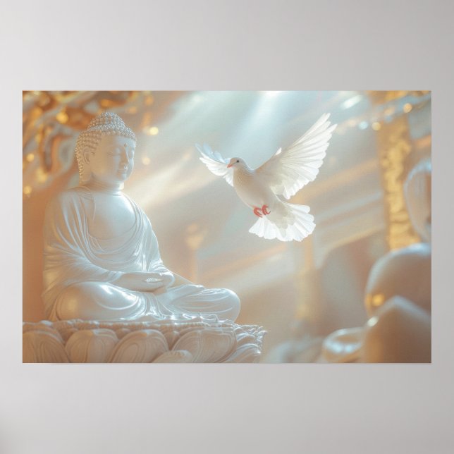 ZEN - BUDDHISMUS - MEDITATION POSTER (Vorne)
