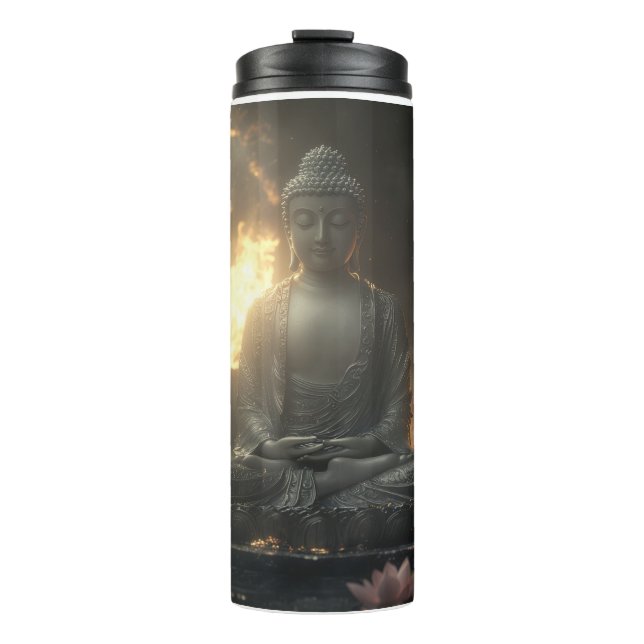 ZEN - BUDDHISMUS - MEDITATION THERMOSBECHER (Vorderseite)
