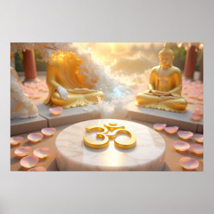 ZEN - BUDDHISMUS - OM POSTER