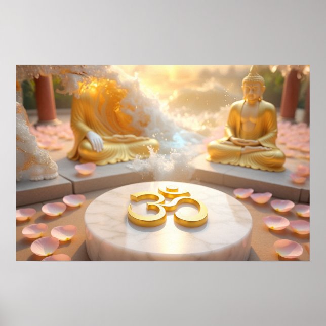 ZEN - BUDDHISMUS - OM POSTER (Vorne)