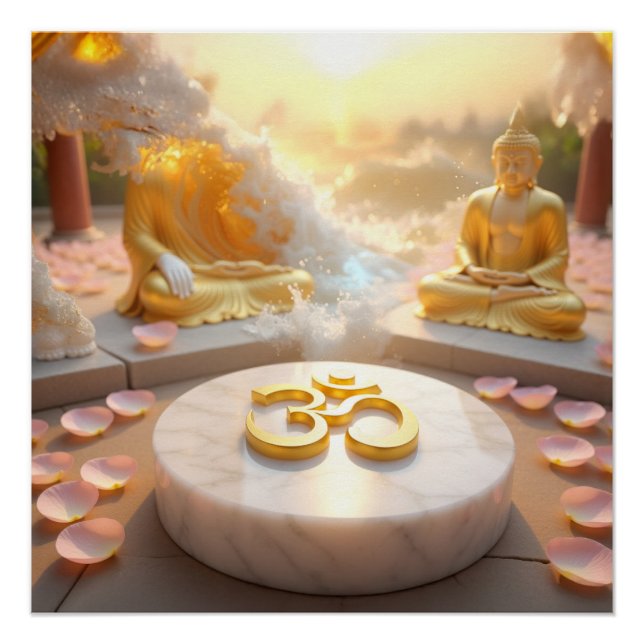 ZEN - BUDDHISMUS - OM POSTER (Vorderseite)