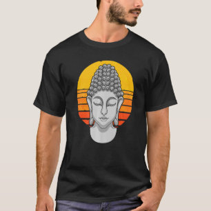 Zen Buddhismus Spirituelle buddhistische Retro Sun T-Shirt