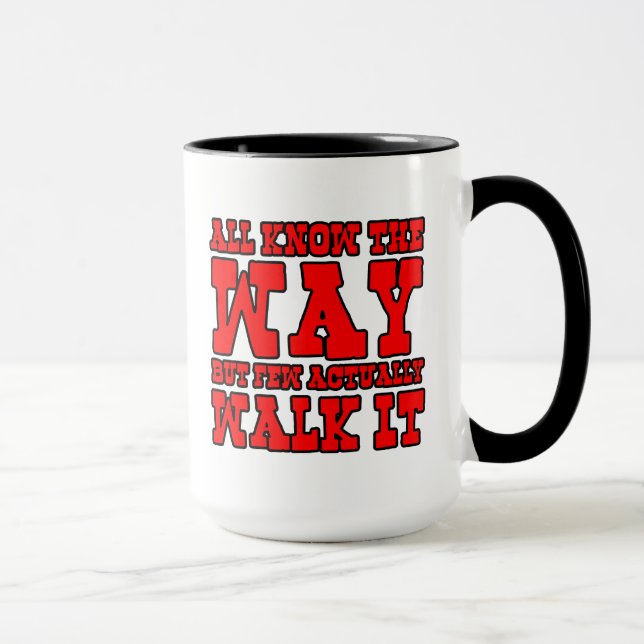 Zen Buddhismus Western Style Tasse (Rechts)