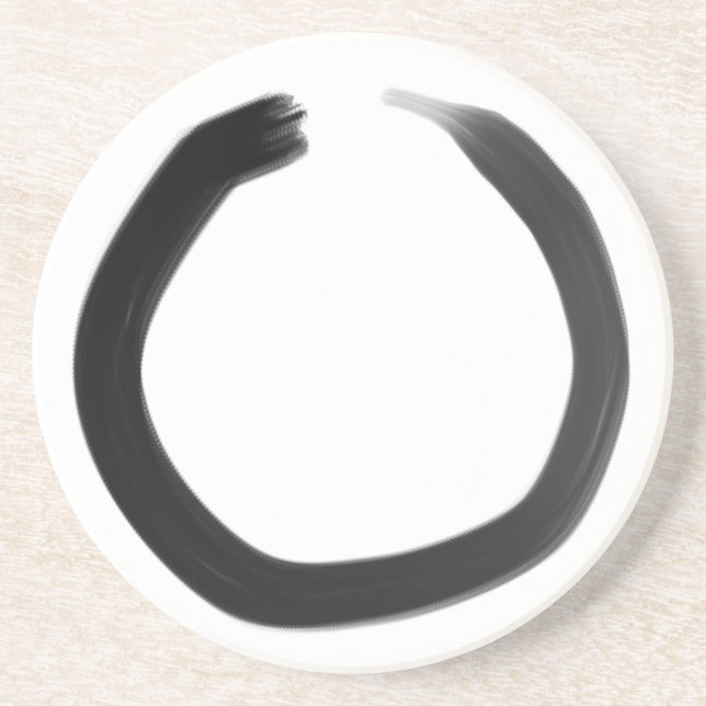 Zen Buddhist Enso Circle Untersetzer (Vorne)