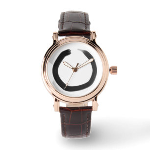 Zen-Buddhist Enso Kreis Armbanduhr