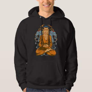 Zen Buddhist Spirituelle Yoga Meditation asiatisch Hoodie