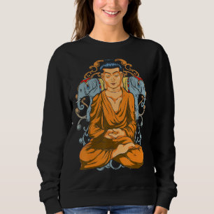 Zen Buddhist Spirituelle Yoga Meditation asiatisch Sweatshirt