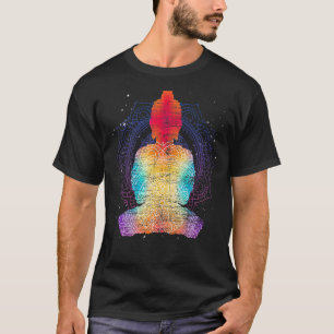 Zen Buddhist Spiritueller Buddhismus Mandala Color T-Shirt