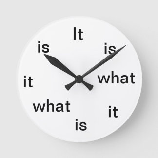 Zen-Buddhist-Uhr Runde Wanduhr