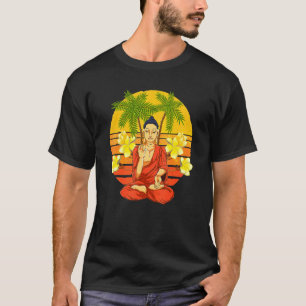 Zen-buddhistische Blumen Spirituelle Meditation Yo T-Shirt