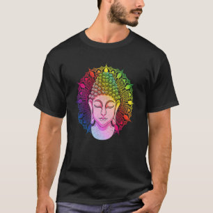 Zen-buddhistisches Mantra Farbige Mandala Zen-Budd T-Shirt