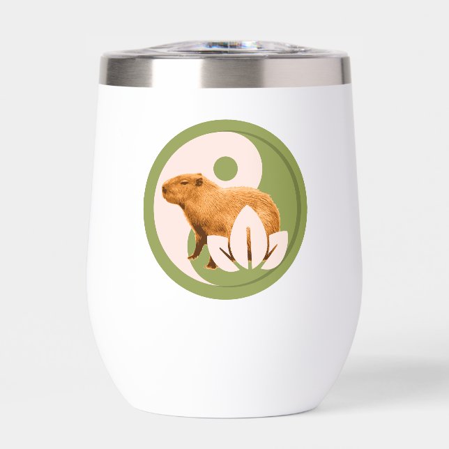 Zen Capybara Yin Yang (Vorderseite)