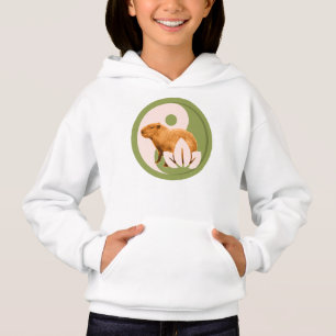 Zen Capybara Yin Yang Friedliche Natur Hoodie