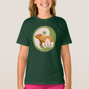 Zen Capybara Yin Yang Friedliche Natur T-Shirt