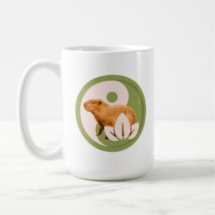 Zen Capybara Yin Yang Kaffeetasse