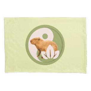 Zen Capybara Yin Yang Kissenbezug