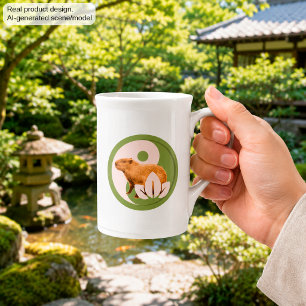 Zen Capybara Yin Yang Prozellantasse