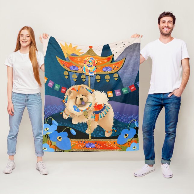 ZEN CARNIVAL Chow - Fleece decke 3 Größen (Beispiel)