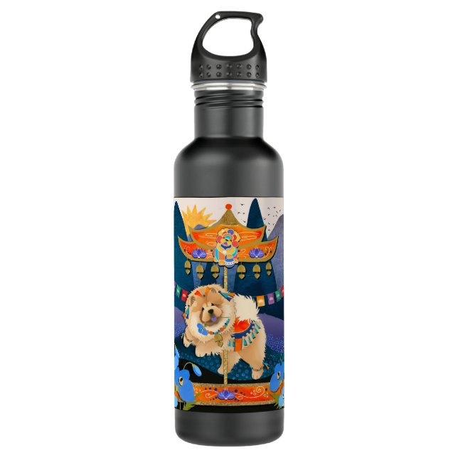 ZEN CARNIVAL Chow - Wasser - Flasche Edelstahlflasche (Vorderseite)