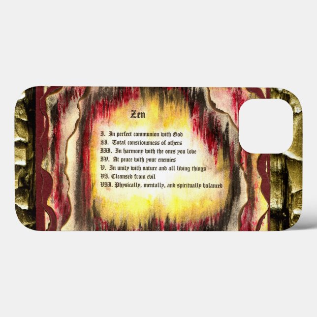 Zen Case-Mate iPhone Hülle (Rückseite (Horizontal))