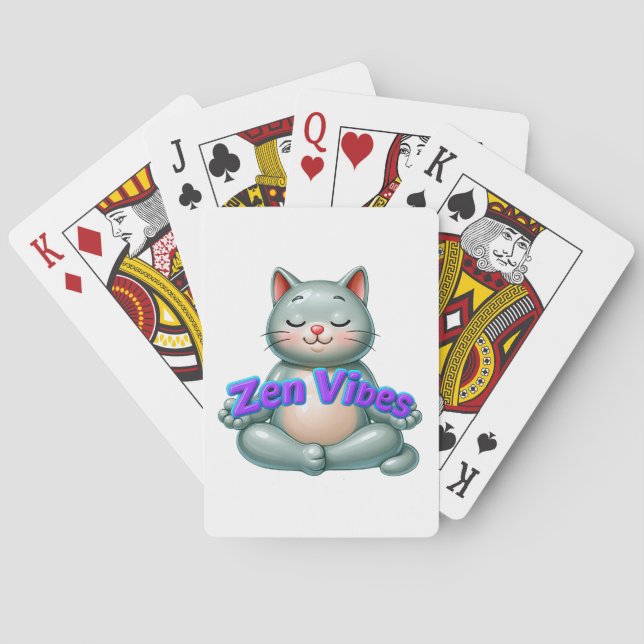 Zen Cat Cards Spielkarten (Rückseite)