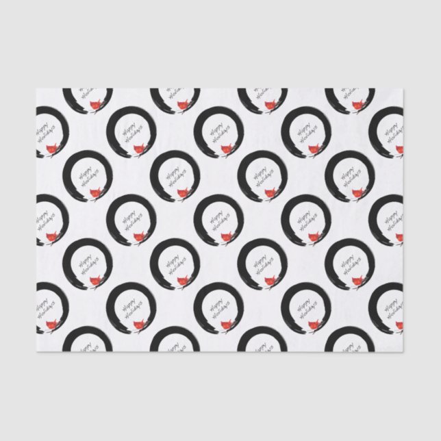 Zen Christmas Designs Seidenpapier (Vorderseite)