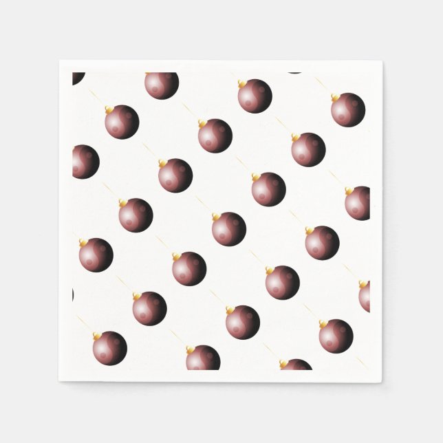 Zen Christmas Designs Serviette (Vorderseite)