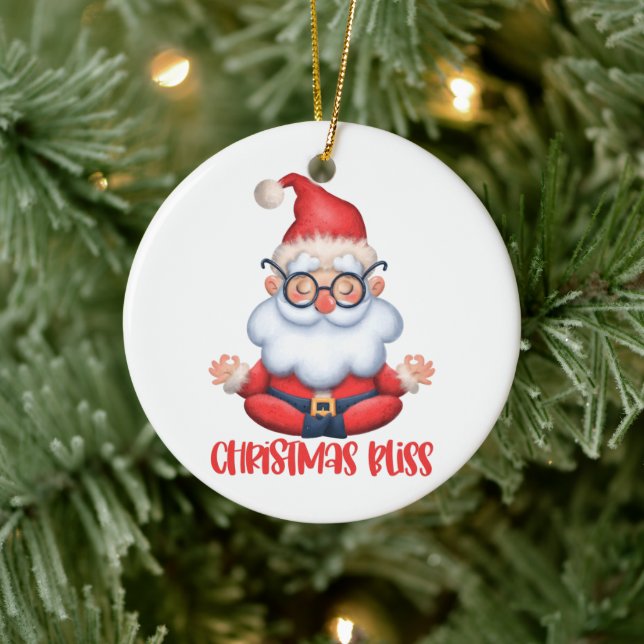 Zen Christmas Santa Ornament (Baum)