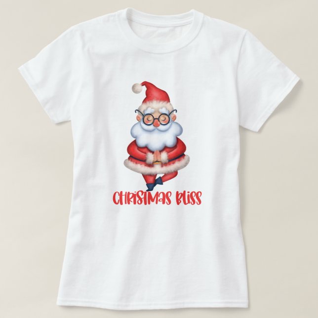 Zen Christmas Santa T - Shirt (Design vorne)