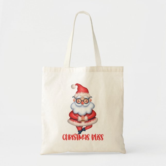 Zen Christmas Santa Tote Bag Tragetasche (Vorne)